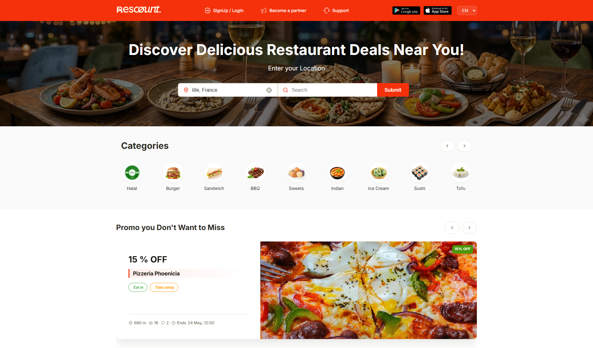 ResCount interface preview